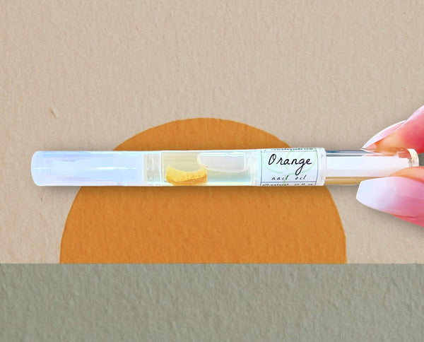 Orange Cuticle Oil Nail Pen