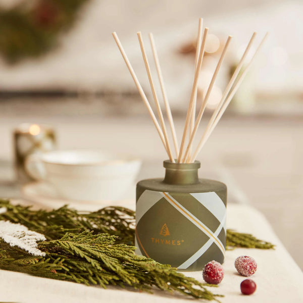 Frasier Fir Frosted Plaid Petite Reed Diffuser