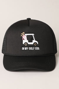 In My Golf Era Embroidery Trucker Hat