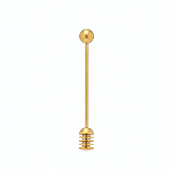 Gold Finished Honey Dipper