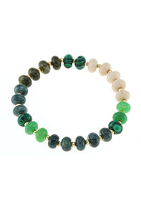 Agate Stone Stretch Bracelet