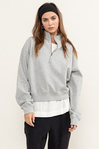 Half Zip Classic Sweater