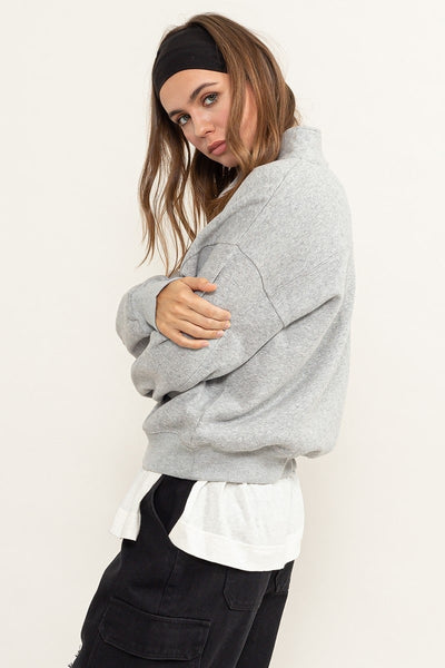 Half Zip Classic Sweater