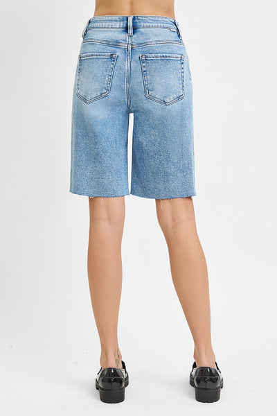 High Rise Bermuda Shorts - Lulu Bella Boutique