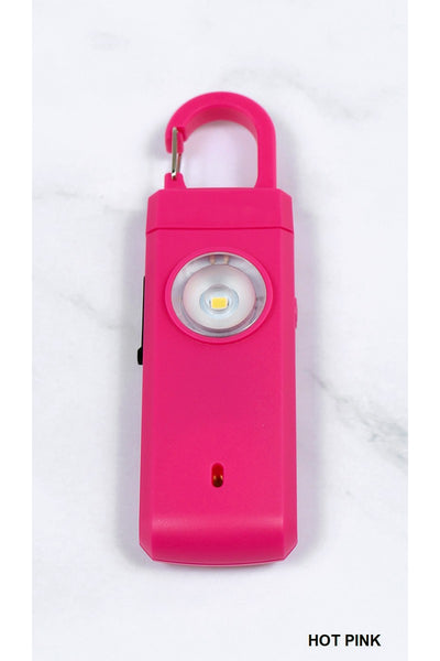 Rechargeable Personal Safety Alarm & Flashlight