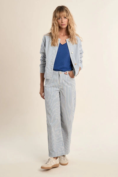 LADIES WOVEN JACKET - Lulu Bella Boutique