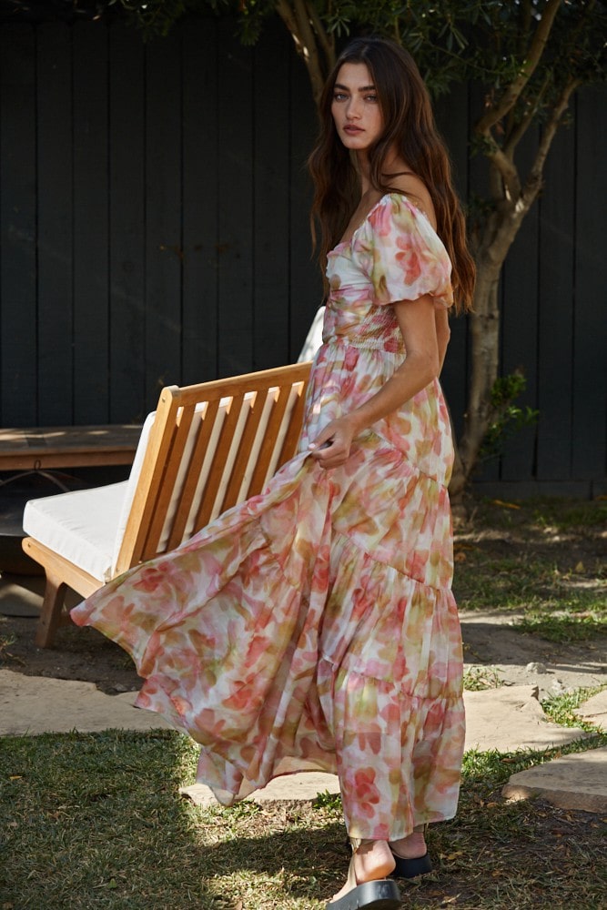 chinese dress ladies Women's by Together Love Poem Maxi Dress Medium Cream