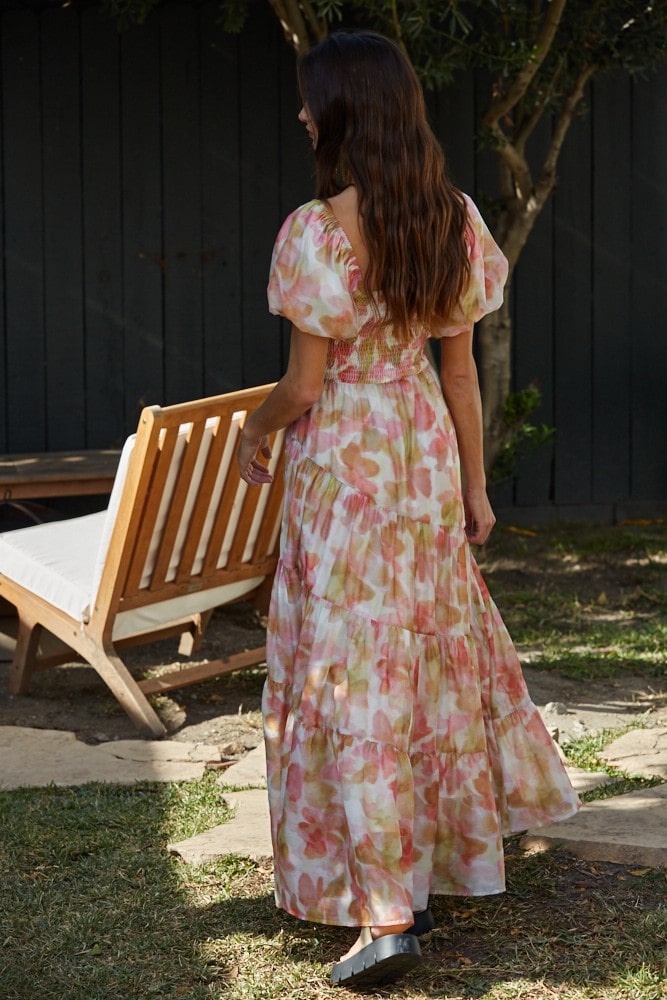 Women's By Together Love Poem Maxi Dress Medium Cream Women's By Together Love Poem Maxi Dress Medium Cream