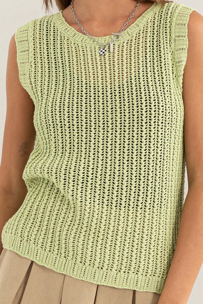 Open Stitch Crochet Top