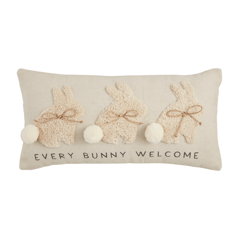 Lumbar Tufting Bunny Pillow - Lulu Bella Boutique