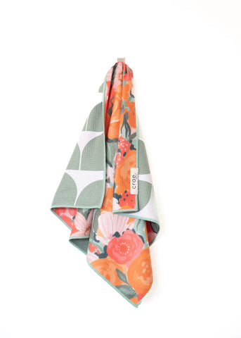 Manhattan: Reversible Hand Towel - Lulu Bella Boutique