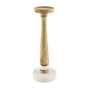 Medium Skinny Marble Candlestick