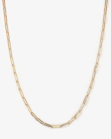 Baby Samantha Chain Necklace: Gold