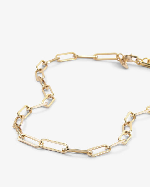 Samantha Chain Necklace 5mm Gold - Lulu Bella Boutique