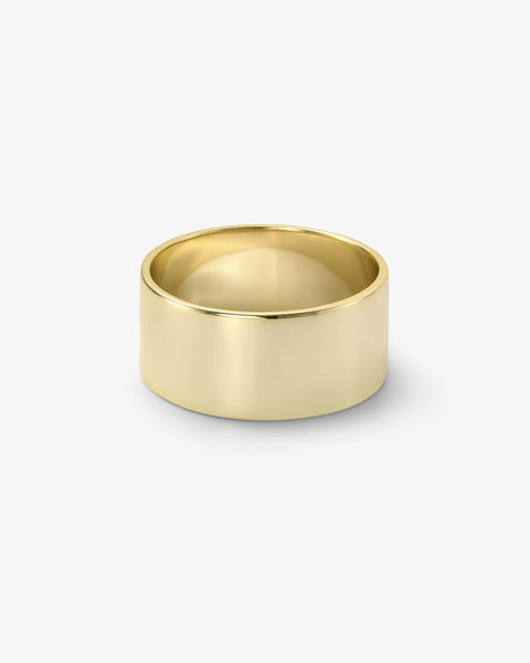 Atlas Thick Band Ring: Gold - Lulu Bella Boutique
