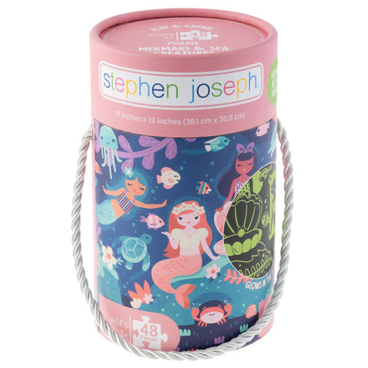 Mermaid Glow In The Dark Puzzle - Lulu Bella Boutique