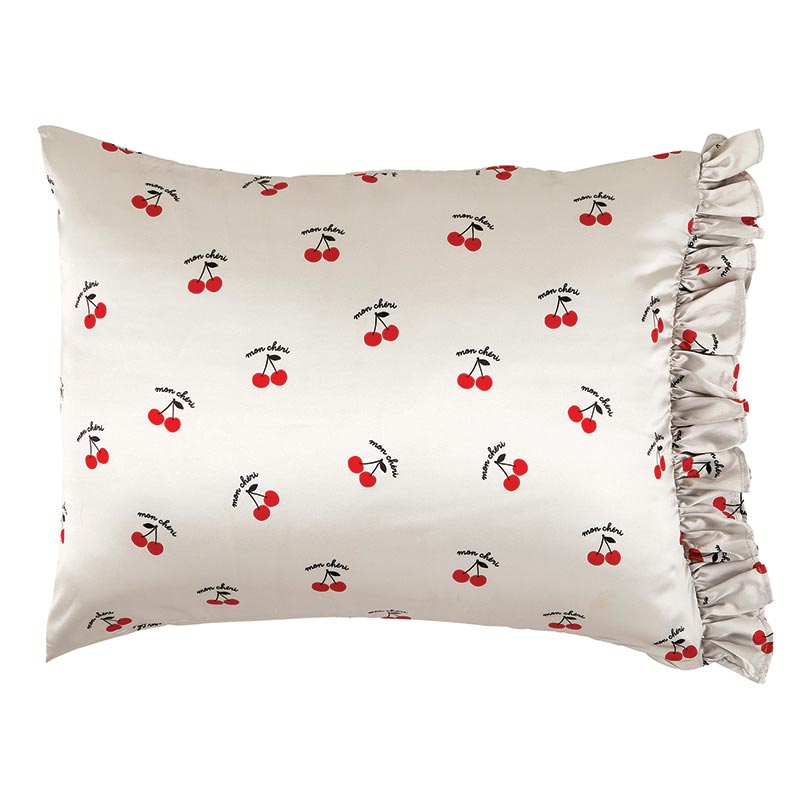 Mon Cheri Ruffled Satin Pillowcase