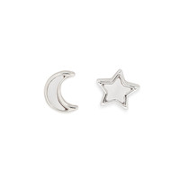 Moon & Star Studs