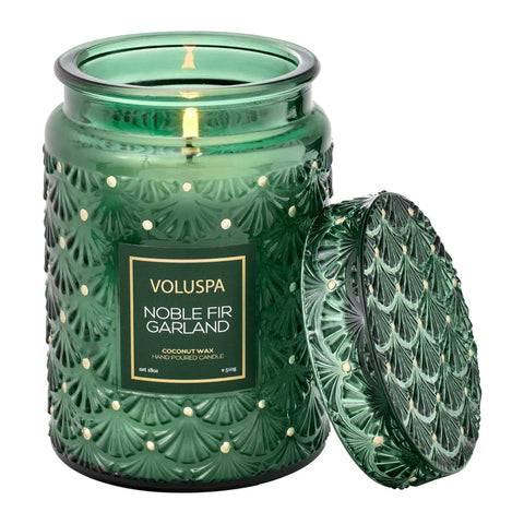 Noble Fir Garland 18oz Large Jar Candle