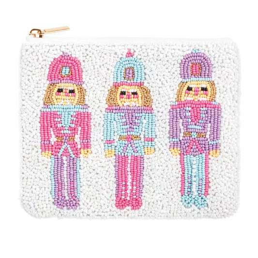 Nutcracker Beaded Pouch