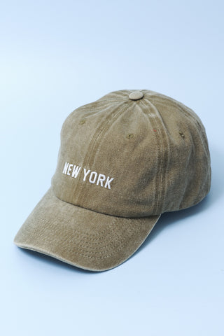 New York Baseball Hat - Lulu Bella Boutique