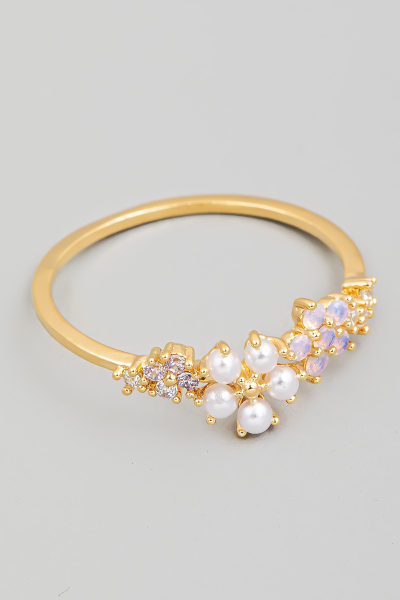 Pearl Flower Ring