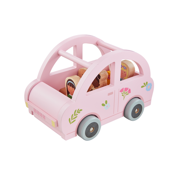 Pink Car Toy Set