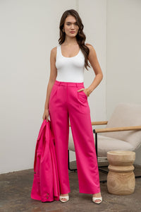 High Waisted Wide Leg Pants