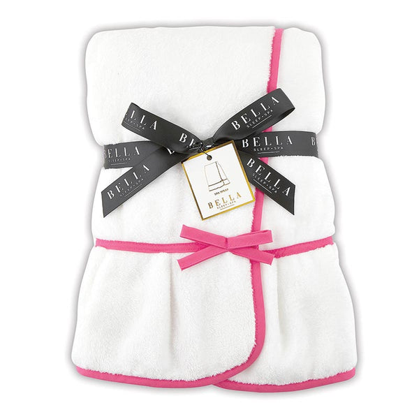 Plush Spa Wrap in Pink