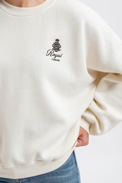 Embroidered Oversize Pullover