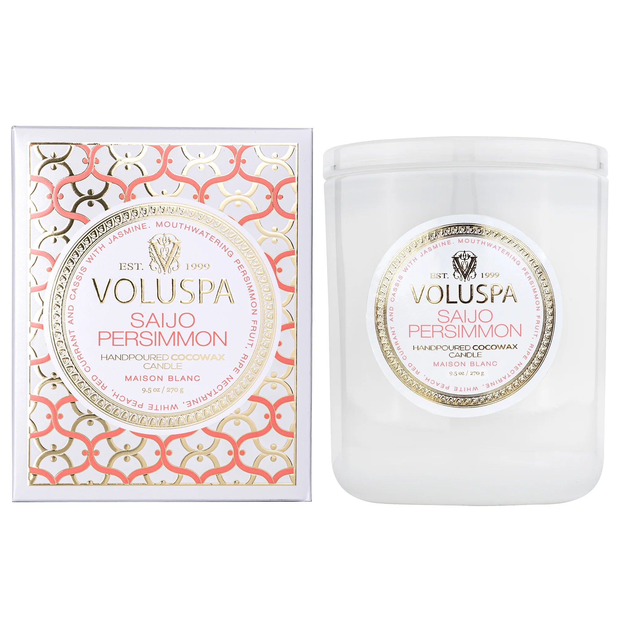 Saijo Persimmon Classic Candle - Lulu Bella Boutique