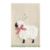 Christmas Sheep Embroidered Farm Towel