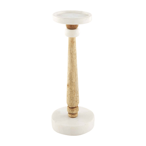 Small Skinny Marble Candlestick