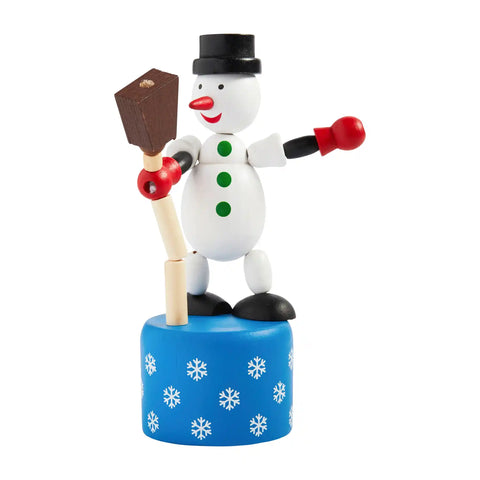 Snowman Collapsing Wood Toy