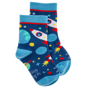 Space Toddler Crew Socks