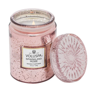 Sparkling Rose Small Jar Candle 5.5oz