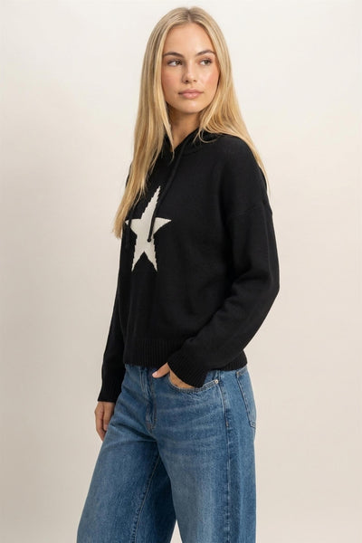 Star Hooded Sweater