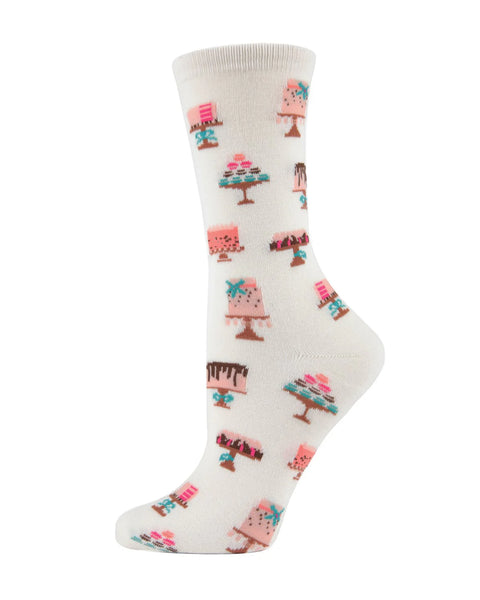 Bamboo Blend Crew Socks - Lulu Bella Boutique