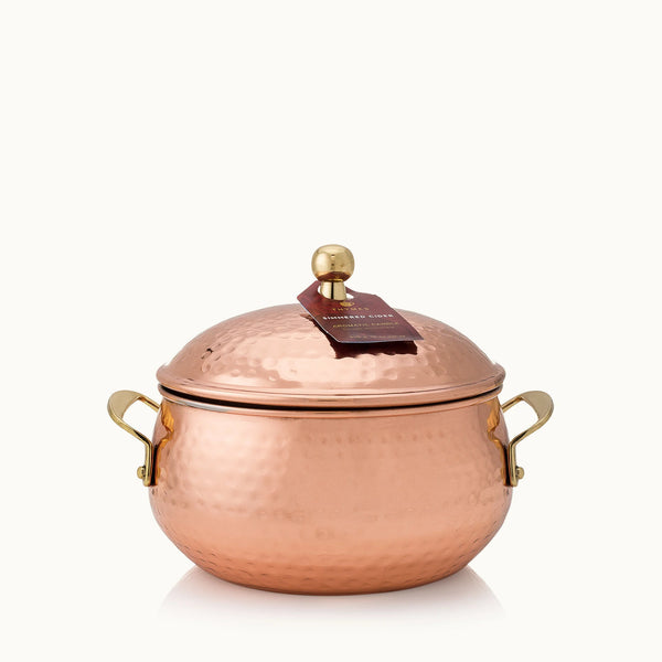 Simmered Cider Copper Pot 3-Wick Candle - Lulu Bella Boutique