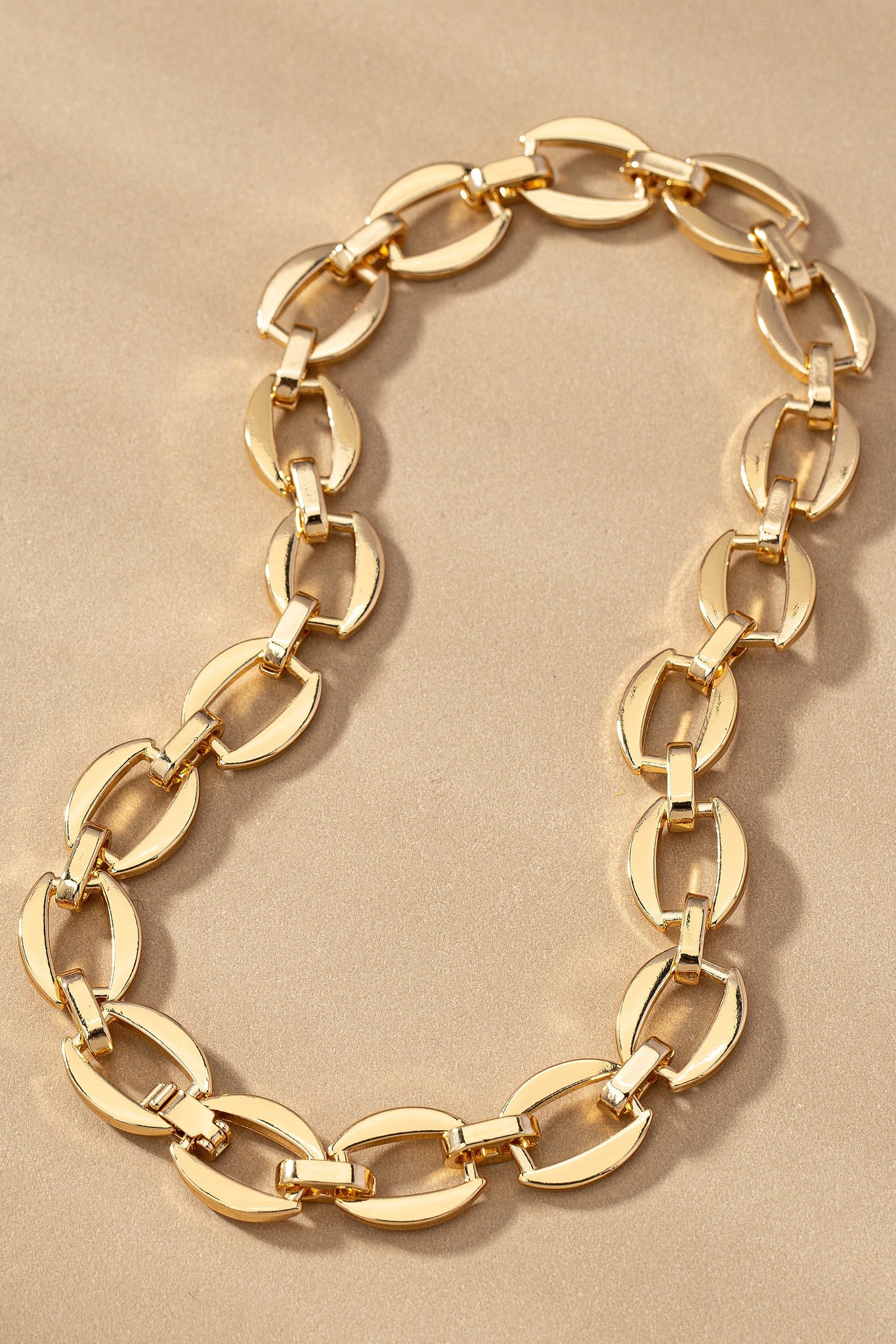 Chunky Unique Link Chain Necklace - Lulu Bella Boutique