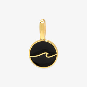 Harper Enamel Wave Charm - Lulu Bella Boutique