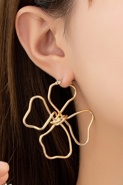 Handmade Wire Flower Earrings - Lulu Bella Boutique