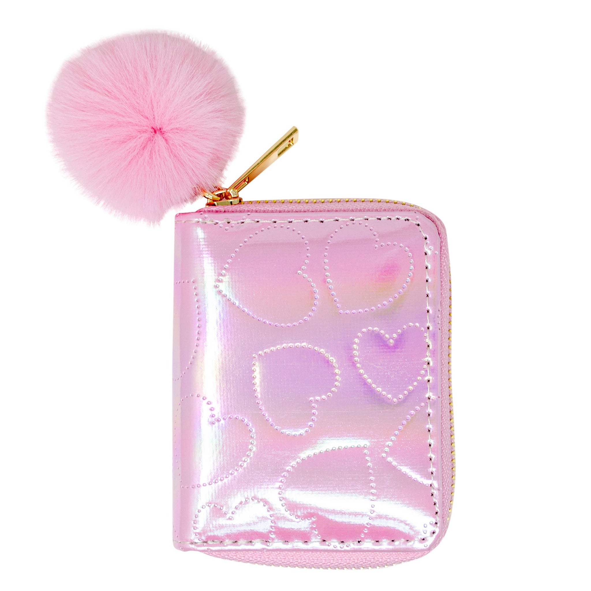 Tiny Treats and ZOMI GEMS - Shiny Dotted Heart Wallet - Lulu Bella Boutique