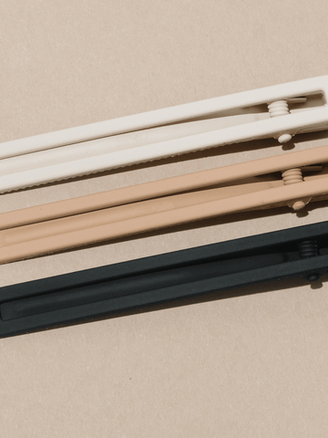 NAT + NOOR - Yarrow Hair Clips In Cacao - Lulu Bella Boutique