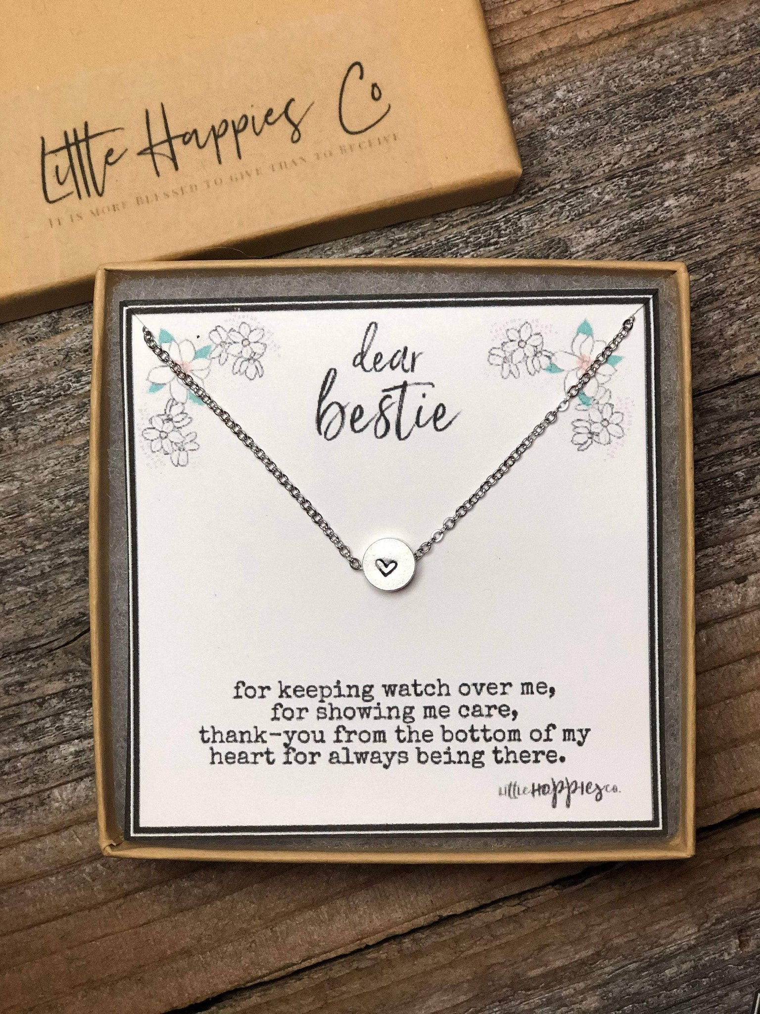 Little Happies Co - BFF jewelry, Best friend necklaces for adults, Best friend jewelry, Friendship necklace, Unique best friend jewelry, Bestfriend necklace - Lulu Bella Boutique