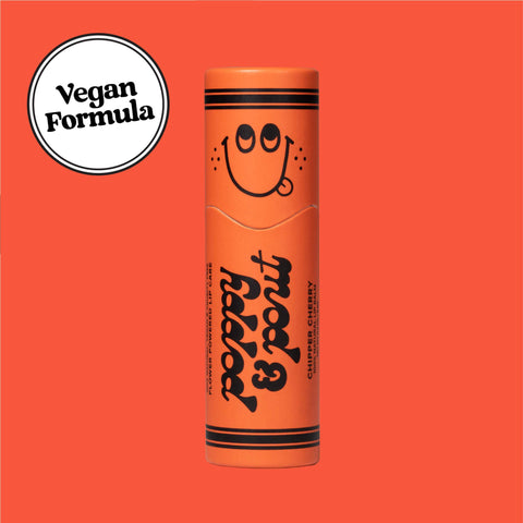 Poppy & Pout - Vegan Lip Balm, "Lil Poppies" Chipper Cherry - Lulu Bella Boutique