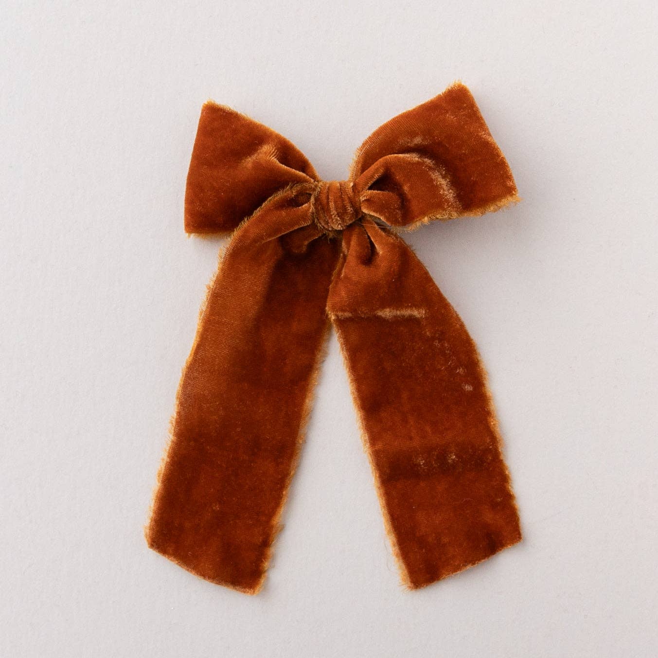 Cider | Velvet Statement Ribbon Bow - Lulu Bella Boutique