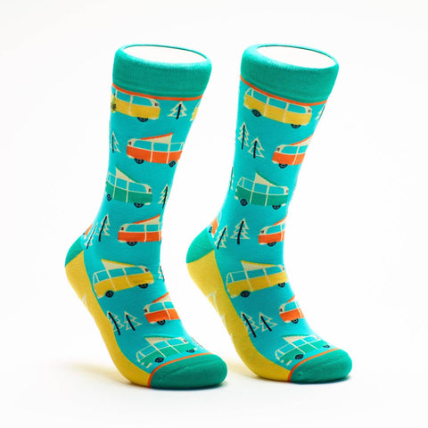 Woven Pear - Crew Socks, RV There Yet? - Lulu Bella Boutique
