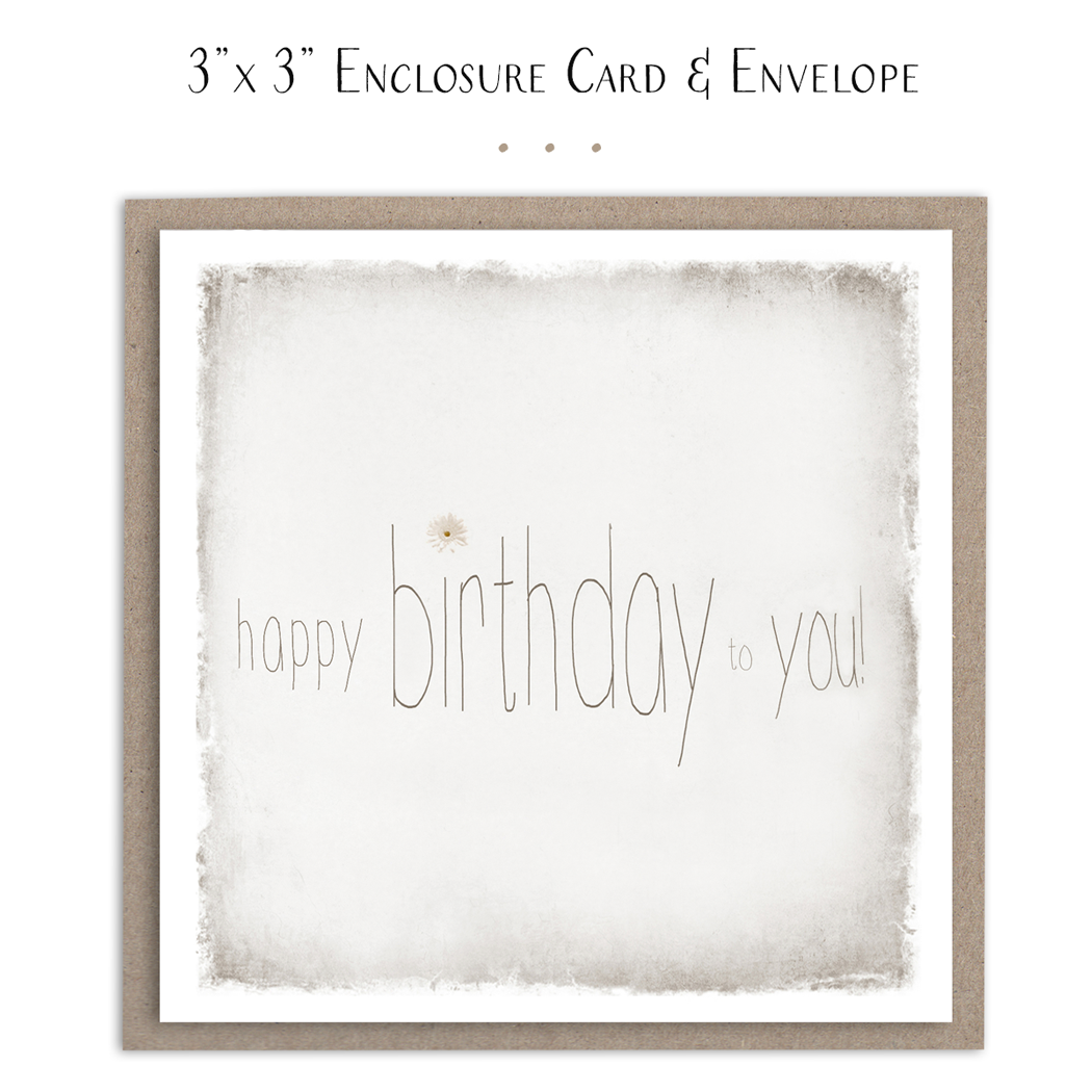 Susan Case Designs - Happy Birthday To You Mini Card