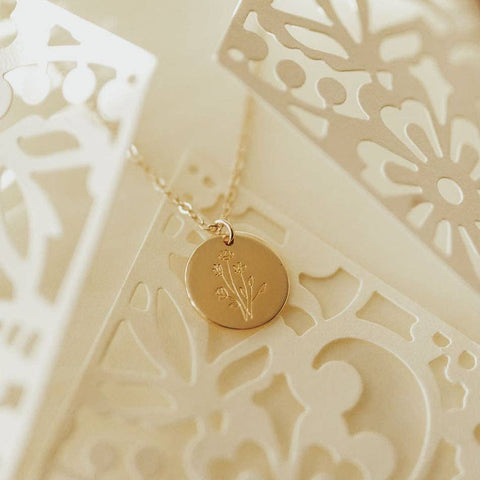 Mauve Jewelry Co. - Wildflower Necklace - Lulu Bella Boutique